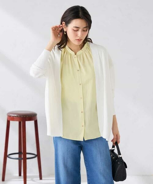 a.v.v / アー・ヴェ・ヴェ カーディガン・ボレロ | 【UVカット/接触冷感】さらさらタッチトッパーカーディガン | 詳細19