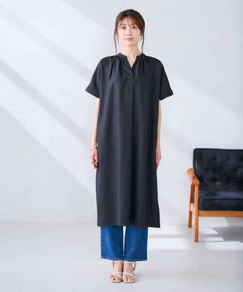 a.v.v / アー・ヴェ・ヴェ ロング・マキシ丈ワンピース | 【洗える】スキッパーワンピース | 詳細10