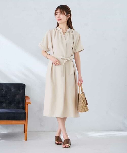 a.v.v / アー・ヴェ・ヴェ ロング・マキシ丈ワンピース | 【洗える】スキッパーワンピース | 詳細3