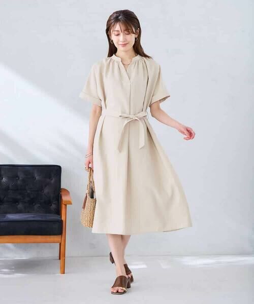 a.v.v / アー・ヴェ・ヴェ ロング・マキシ丈ワンピース | 【洗える】スキッパーワンピース | 詳細4