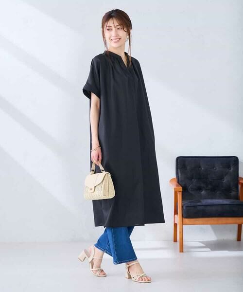 a.v.v / アー・ヴェ・ヴェ ロング・マキシ丈ワンピース | 【洗える】スキッパーワンピース | 詳細5