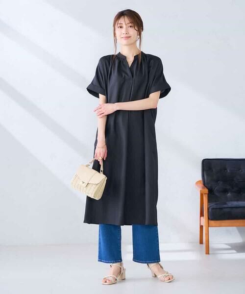 a.v.v / アー・ヴェ・ヴェ ロング・マキシ丈ワンピース | 【洗える】スキッパーワンピース | 詳細6