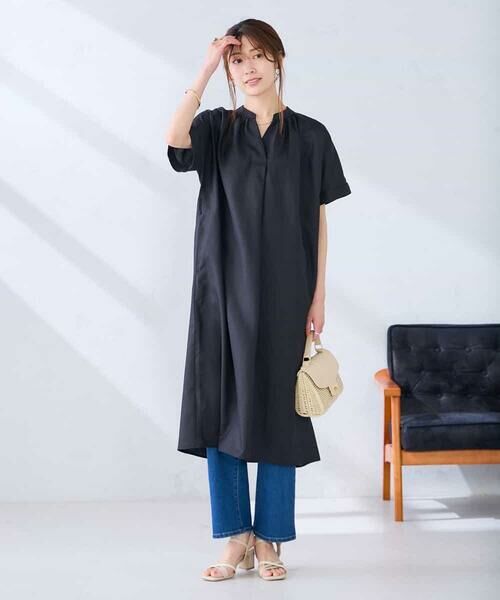 a.v.v / アー・ヴェ・ヴェ ロング・マキシ丈ワンピース | 【洗える】スキッパーワンピース | 詳細7