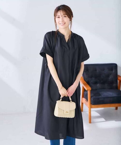 a.v.v / アー・ヴェ・ヴェ ロング・マキシ丈ワンピース | 【洗える】スキッパーワンピース | 詳細9