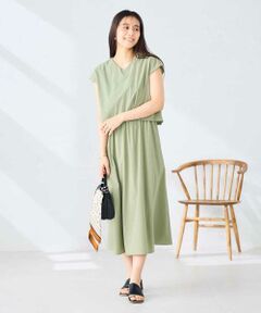 a.v.v / アー・ヴェ・ヴェ ロング・マキシ丈ワンピース | 【微撥水】ナイロンドッキングワンピース