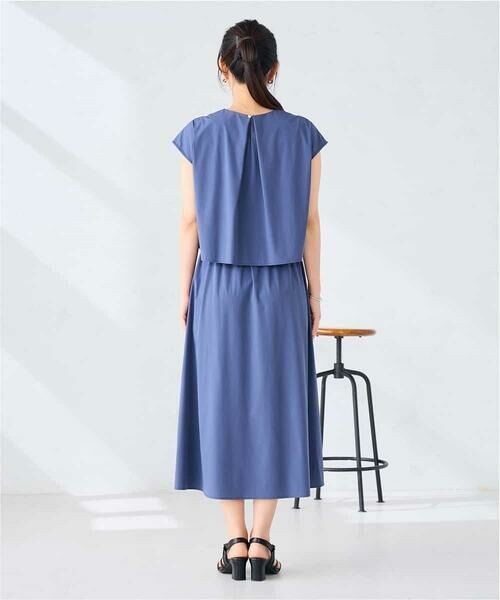 a.v.v / アー・ヴェ・ヴェ ロング・マキシ丈ワンピース | 【微撥水】ナイロンドッキングワンピース | 詳細9