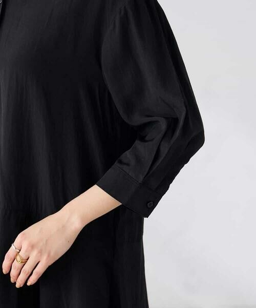 a.v.v / アー・ヴェ・ヴェ ロング・マキシ丈ワンピース | カラーレスシャツワンピース | 詳細7