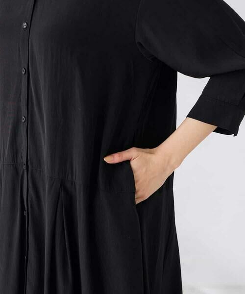 a.v.v / アー・ヴェ・ヴェ ロング・マキシ丈ワンピース | カラーレスシャツワンピース | 詳細8
