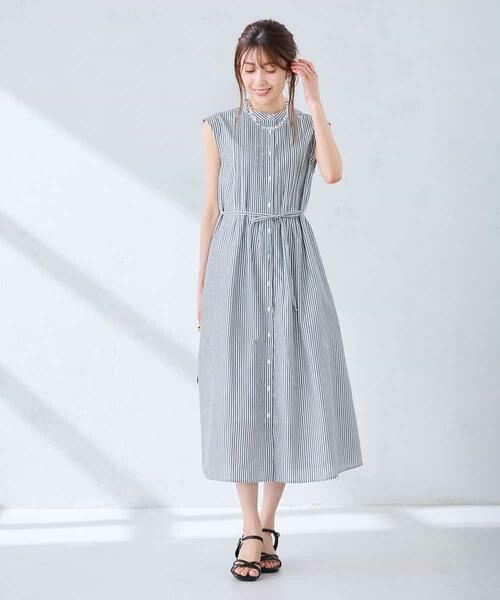 a.v.v / アー・ヴェ・ヴェ ロング・マキシ丈ワンピース | フレアシャツワンピース | 詳細1