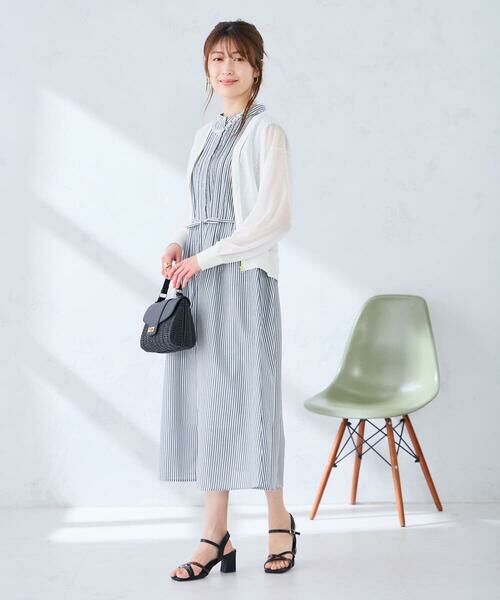 a.v.v / アー・ヴェ・ヴェ ロング・マキシ丈ワンピース | フレアシャツワンピース | 詳細12