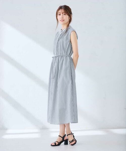 a.v.v / アー・ヴェ・ヴェ ロング・マキシ丈ワンピース | フレアシャツワンピース | 詳細2