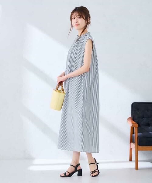 a.v.v / アー・ヴェ・ヴェ ロング・マキシ丈ワンピース | フレアシャツワンピース | 詳細8