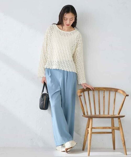 a.v.v / アー・ヴェ・ヴェ ニット・セーター | 透かし編みニットプルオーバー | 詳細4