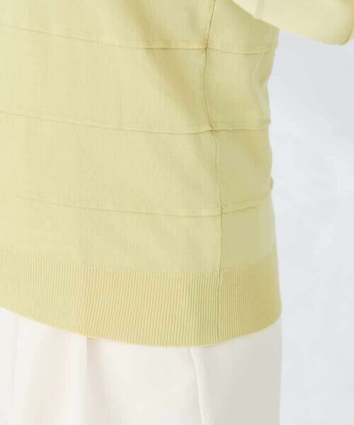 a.v.v / アー・ヴェ・ヴェ ニット・セーター | 【洗える/UVカット】タックボーダースクエアニット | 詳細15