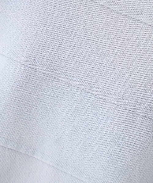 a.v.v / アー・ヴェ・ヴェ ニット・セーター | 【洗える/UVカット】タックボーダースクエアニット | 詳細20