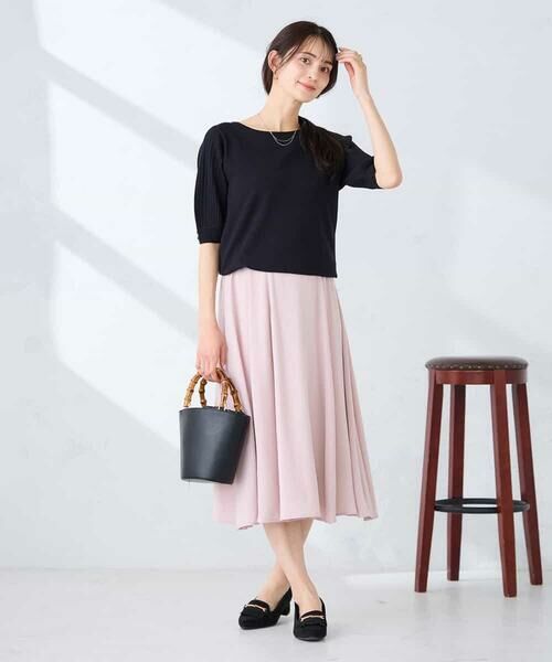 a.v.v / アー・ヴェ・ヴェ ニット・セーター | プリーツスリーブサマーニット【接触冷感/UVカット】 | 詳細16