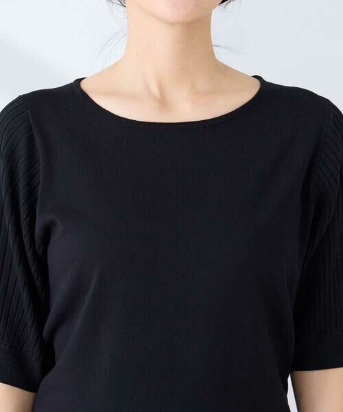 a.v.v / アー・ヴェ・ヴェ ニット・セーター | プリーツスリーブサマーニット【接触冷感/UVカット】 | 詳細17