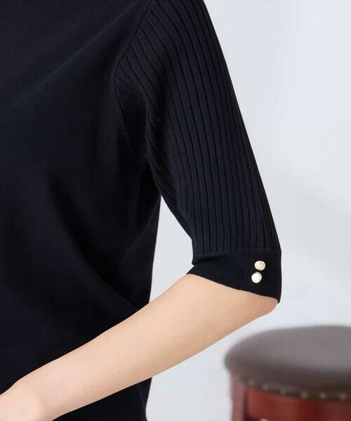 a.v.v / アー・ヴェ・ヴェ ニット・セーター | プリーツスリーブサマーニット【接触冷感/UVカット】 | 詳細18
