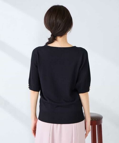 a.v.v / アー・ヴェ・ヴェ ニット・セーター | プリーツスリーブサマーニット【接触冷感/UVカット】 | 詳細20