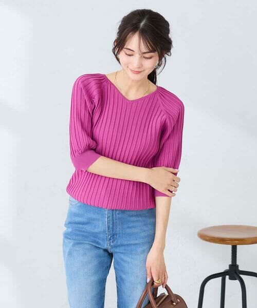 a.v.v / アー・ヴェ・ヴェ ニット・セーター | プリーツライクサマーニット | 詳細1