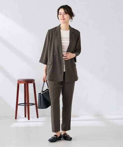 a.v.v / アー・ヴェ・ヴェ ニット・セーター | ハーフスリーブクルーネックサマーニット【洗える/接触冷感/UVカット】 | 詳細18