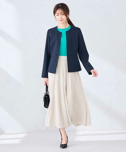 a.v.v / アー・ヴェ・ヴェ ニット・セーター | ハーフスリーブクルーネックサマーニット【洗える/接触冷感/UVカット】 | 詳細5