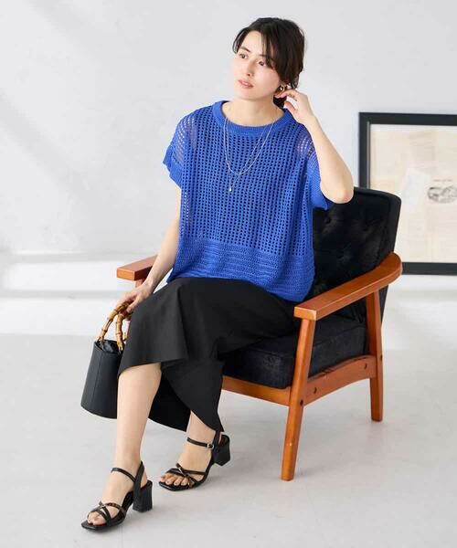 a.v.v / アー・ヴェ・ヴェ ニット・セーター | ラメ混メッシュニット | 詳細14