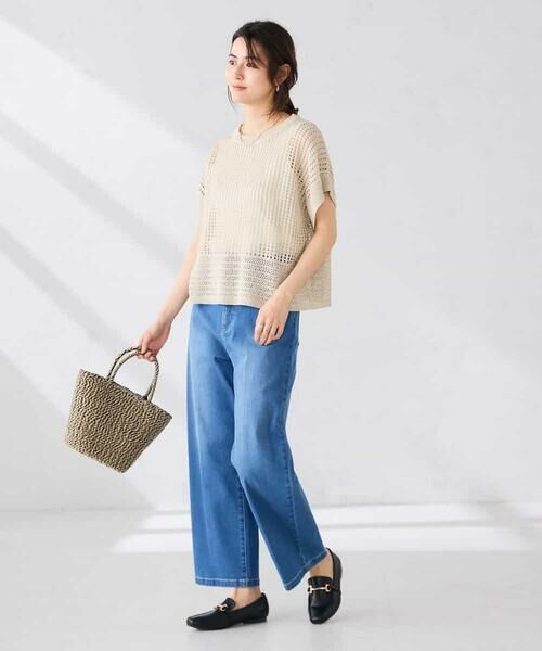 a.v.v / アー・ヴェ・ヴェ ニット・セーター | ラメ混メッシュニット | 詳細20