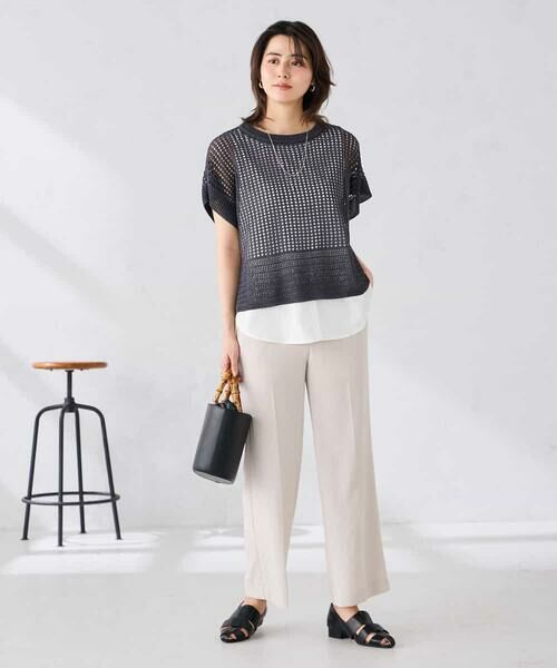 a.v.v / アー・ヴェ・ヴェ ニット・セーター | ラメ混メッシュニット | 詳細29
