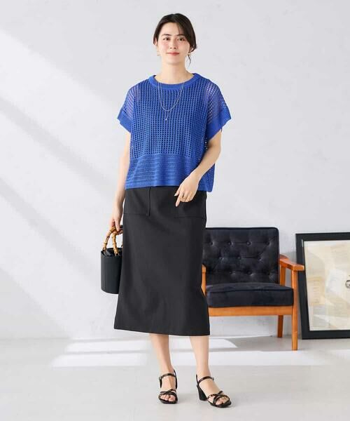 a.v.v / アー・ヴェ・ヴェ ニット・セーター | ラメ混メッシュニット | 詳細5