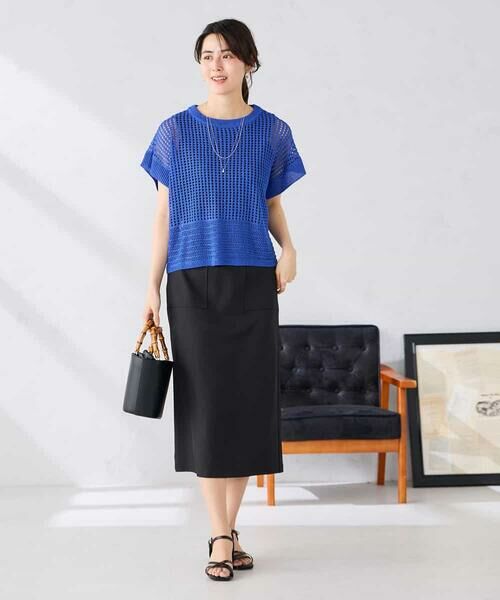 a.v.v / アー・ヴェ・ヴェ ニット・セーター | ラメ混メッシュニット | 詳細6