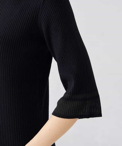 a.v.v / アー・ヴェ・ヴェ ニット・セーター | 部分シアーフレア袖リブニット | 詳細18