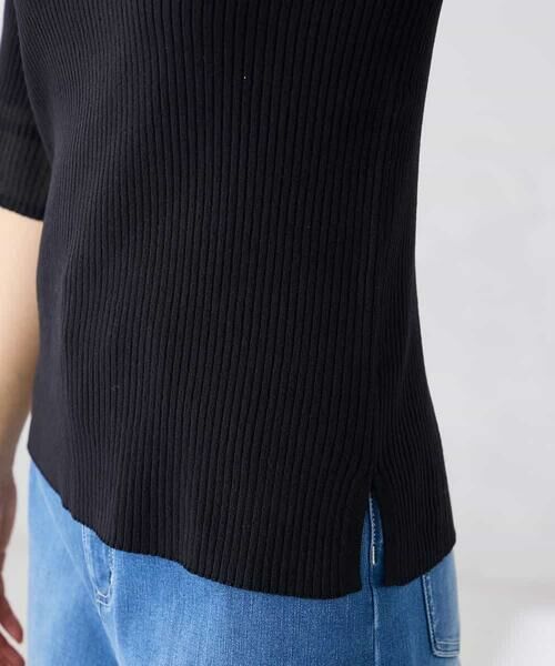 a.v.v / アー・ヴェ・ヴェ ニット・セーター | 部分シアーフレア袖リブニット | 詳細19