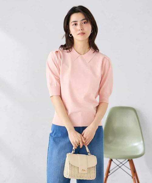 a.v.v / アー・ヴェ・ヴェ ニット・セーター | 襟付きサマーニット | 詳細1