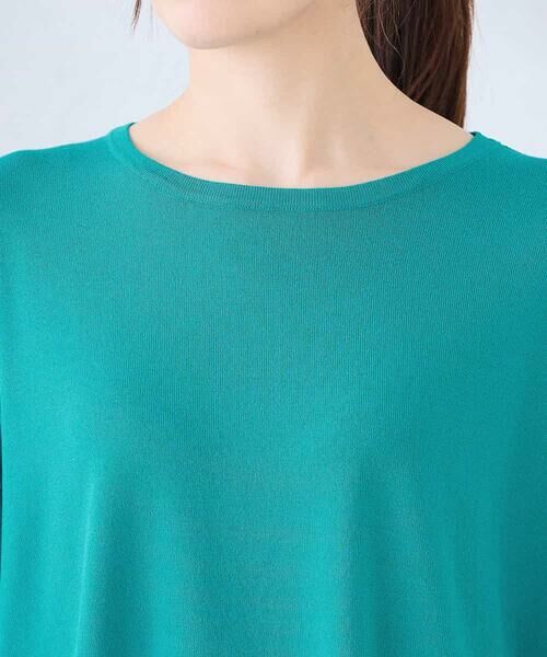 a.v.v / アー・ヴェ・ヴェ ニット・セーター | 【洗える/UVカット】バイカラーポンチョチュニック | 詳細19