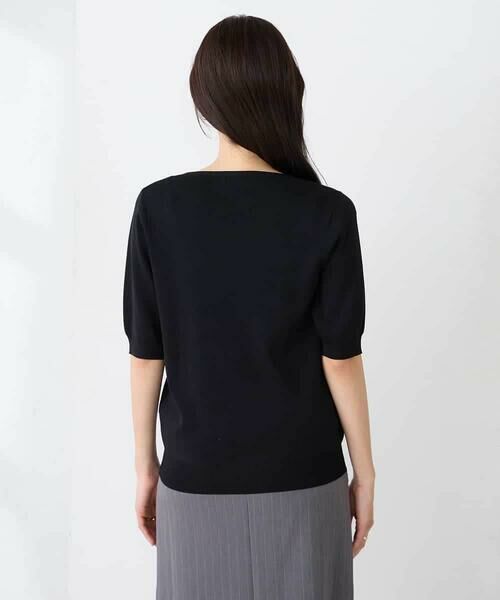 a.v.v / アー・ヴェ・ヴェ ニット・セーター | ハーフスリーブVネックサマーニット【洗える/接触冷感/UVカット】 | 詳細26