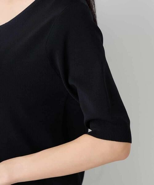 a.v.v / アー・ヴェ・ヴェ ニット・セーター | ハーフスリーブVネックサマーニット【洗える/接触冷感/UVカット】 | 詳細27