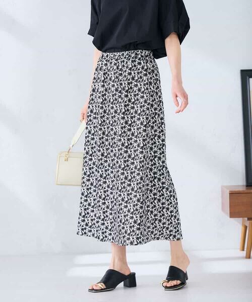 a.v.v / アー・ヴェ・ヴェ ロング・マキシ丈スカート | ソフトマーメイドサテンスカート【マシンウォッシャブル】 | 詳細17