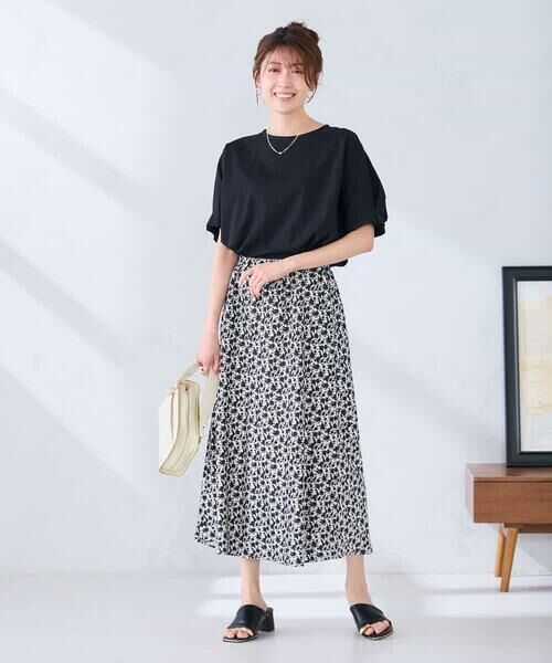 a.v.v / アー・ヴェ・ヴェ ロング・マキシ丈スカート | ソフトマーメイドサテンスカート【マシンウォッシャブル】 | 詳細18