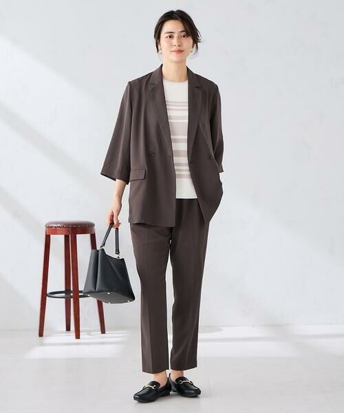 a.v.v / アー・ヴェ・ヴェ テーラードジャケット | ［支持率NO.1/接触冷感/速乾/UVカット/イージーケア］ハーフスリーブダブルジャケット | 詳細15