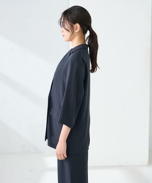 a.v.v / アー・ヴェ・ヴェ テーラードジャケット | ［支持率NO.1/接触冷感/速乾/UVカット/イージーケア］ハーフスリーブダブルジャケット | 詳細17