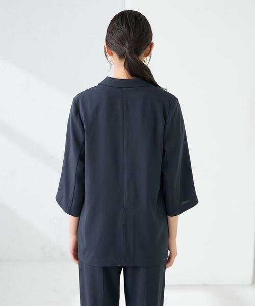 a.v.v / アー・ヴェ・ヴェ テーラードジャケット | ［支持率NO.1/接触冷感/速乾/UVカット/イージーケア］ハーフスリーブダブルジャケット | 詳細18