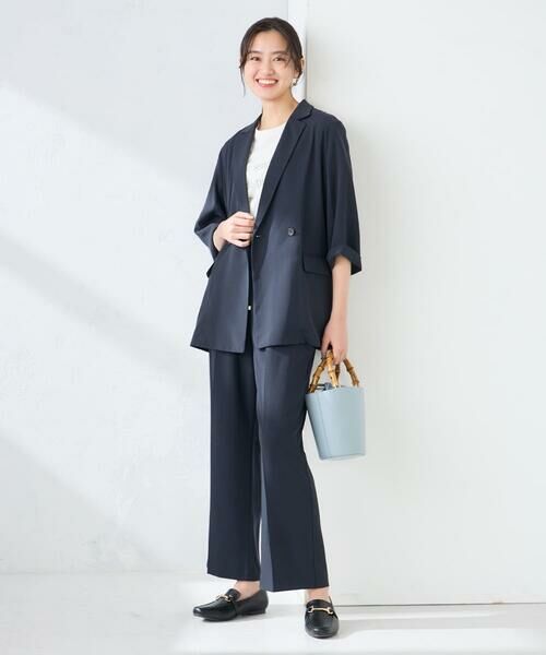 a.v.v / アー・ヴェ・ヴェ テーラードジャケット | ［支持率NO.1/接触冷感/速乾/UVカット/イージーケア］ハーフスリーブダブルジャケット | 詳細2