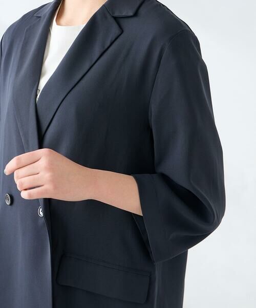 a.v.v / アー・ヴェ・ヴェ テーラードジャケット | ［支持率NO.1/接触冷感/速乾/UVカット/イージーケア］ハーフスリーブダブルジャケット | 詳細20