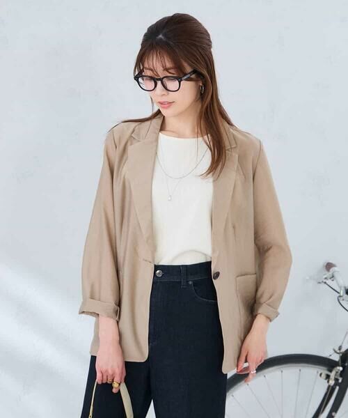 a.v.v / アー・ヴェ・ヴェ テーラードジャケット | シアーシングルジャケット | 詳細1