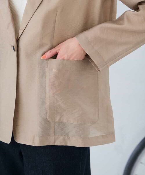 a.v.v / アー・ヴェ・ヴェ テーラードジャケット | シアーシングルジャケット | 詳細12