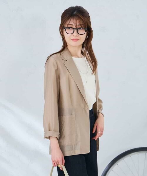 a.v.v / アー・ヴェ・ヴェ テーラードジャケット | シアーシングルジャケット | 詳細2