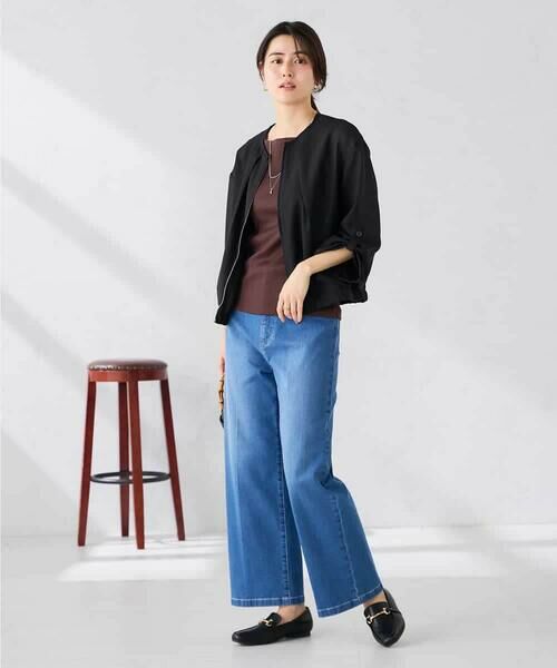 a.v.v / アー・ヴェ・ヴェ その他アウター | ノーカラーメッシュブルゾン | 詳細11