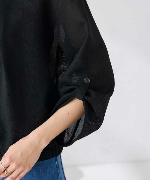 a.v.v / アー・ヴェ・ヴェ その他アウター | ノーカラーメッシュブルゾン | 詳細18