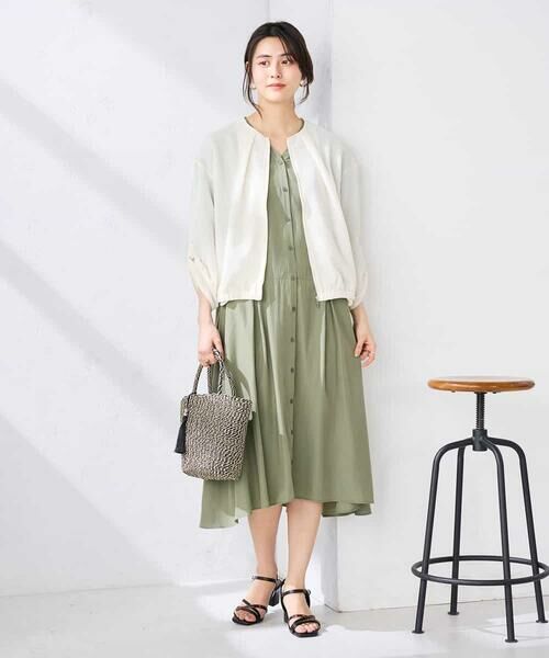 a.v.v / アー・ヴェ・ヴェ その他アウター | ノーカラーメッシュブルゾン | 詳細3